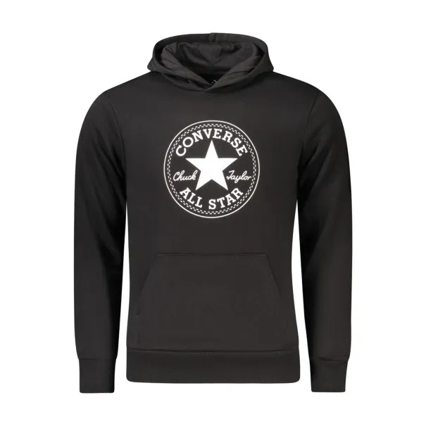 Sweat à capuche zippé noir Converse pour enfants - CONVERSE