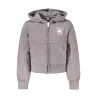 Sweat à capuche zippé Converse pour fille, gris - CONVERSE