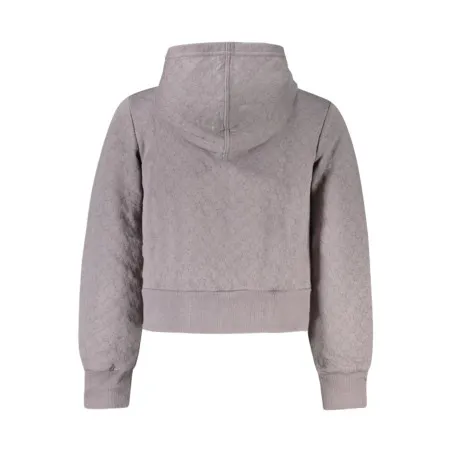 Sweat à capuche zippé Converse pour fille, gris - CONVERSE