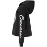 Sweat à capuche zippé Converse pour fille, noir - CONVERSE