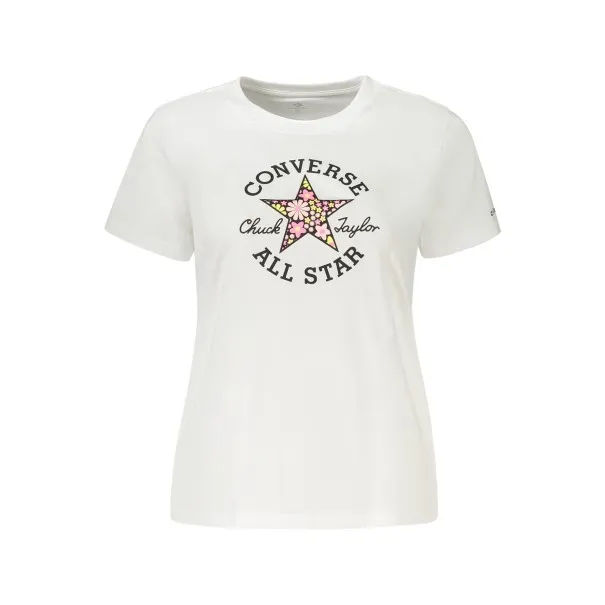T-shirt à manches courtes Converse pour fille, blanc - CONVERSE