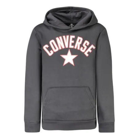Sweat à capuche zippé noir Converse pour enfants - CONVERSE
