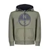 SWEAT-SHIRT VERT À FERMETURE ÉCLAIR POUR ENFANTS NORTH SAILS - NORTH SAILS