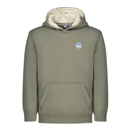 SWEAT-SHIRT FERMETURE ÉCLAIR POUR ENFANTS NORTH SAILS, VERT - NORTH SAILS