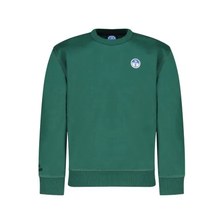 SWEAT-SHIRT FERMETURE ÉCLAIR POUR ENFANTS NORTH SAILS, VERT - NORTH SAILS