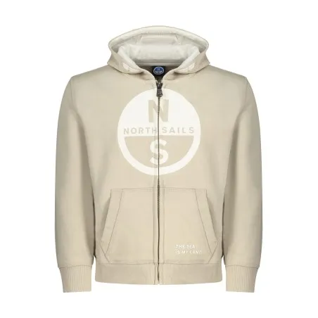 SWEAT-SHIRT FERMÉ BEIGE POUR ENFANTS NORTH SAILS - NORTH SAILS