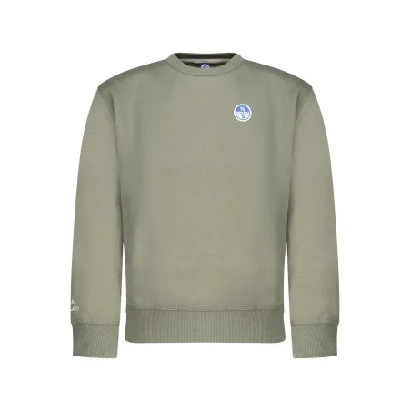 SWEAT-SHIRT FERMETURE ÉCLAIR POUR ENFANTS NORTH SAILS, VERT - NORTH SAILS