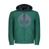 SWEAT-SHIRT VERT À FERMETURE ÉCLAIR POUR ENFANTS NORTH SAILS - NORTH SAILS