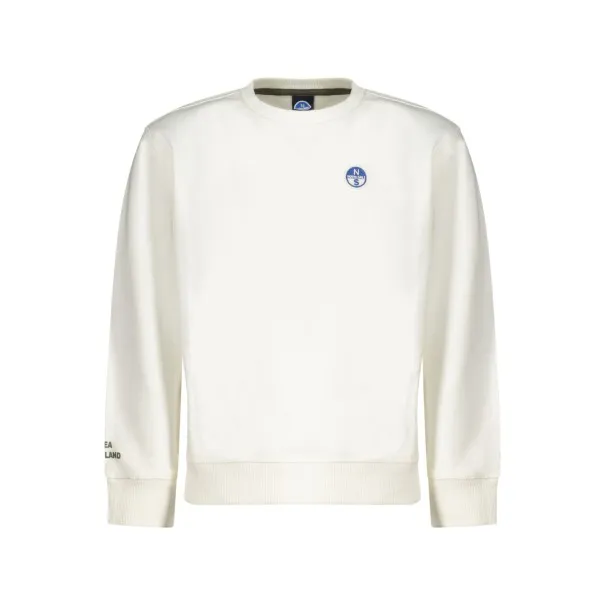 SWEAT-SHIRT FERMETURE ÉCLAIR POUR ENFANTS NORTH SAILS, BLANC - NORTH SAILS