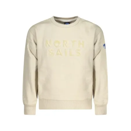 SWEAT-SHIRT FERMETURE ÉCLAIR POUR ENFANTS NORTH SAILS, BEIGE - NORTH SAILS