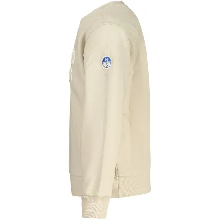 SWEAT-SHIRT FERMETURE ÉCLAIR POUR ENFANTS NORTH SAILS, BEIGE - NORTH SAILS