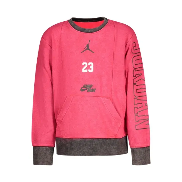 SWEAT-SHIRT ROUGE JORDAN À FERMETURE ÉCLAIR POUR ENFANTS - NIKE