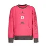 SWEAT-SHIRT ROUGE JORDAN À FERMETURE ÉCLAIR POUR ENFANTS - NIKE
