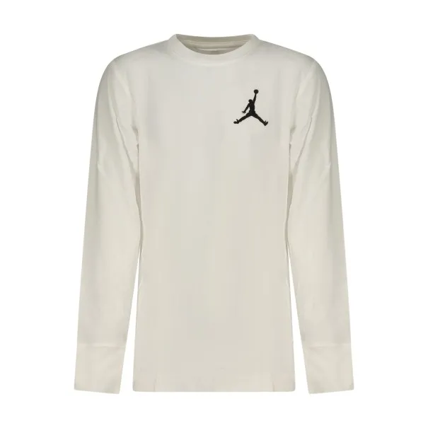T-shirt Jordan à manches longues pour enfants, blanc - NIKE
