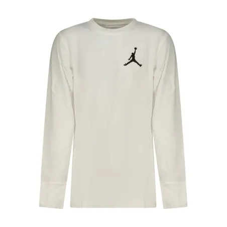 T-shirt Jordan à manches longues pour enfants, blanc - NIKE