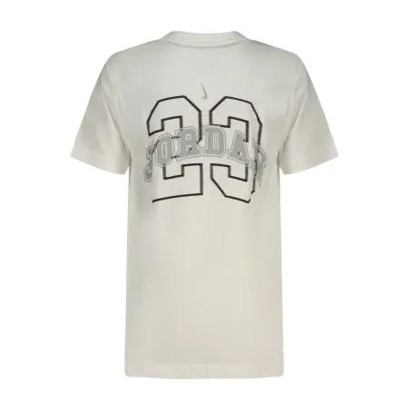 T-shirt Jordan à manches courtes pour enfants, blanc - NIKE