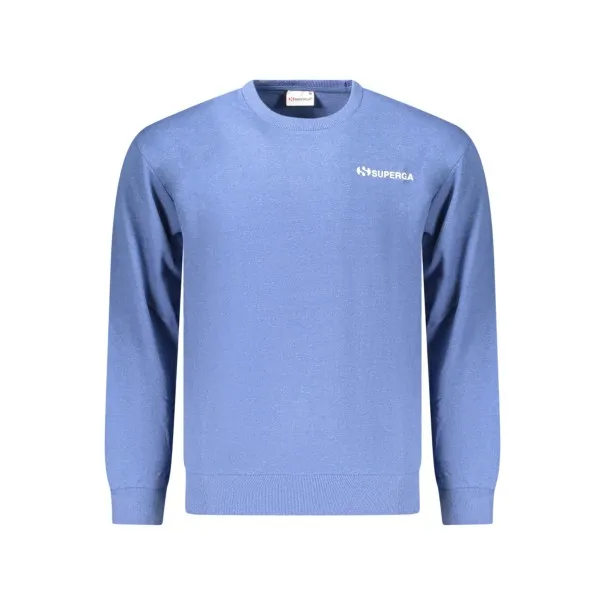 Sweat-shirt zippé Superga pour homme, bleu - SUPERGA