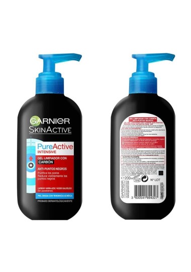 Gel Nettoyant Garnier PURE ACTIVE CHARBON 200ML