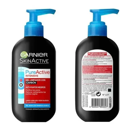 Gel Nettoyant Garnier PURE ACTIVE CHARBON 200ML - Garnier