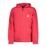 SWEAT-SHIRT ROUGE JORDAN À FERMETURE ÉCLAIR POUR ENFANTS - NIKE