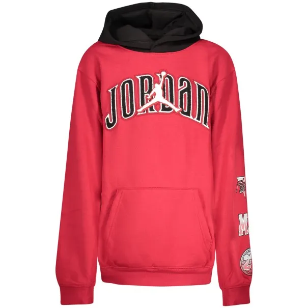 SWEAT-SHIRT ROUGE JORDAN À FERMETURE ÉCLAIR POUR ENFANTS - NIKE