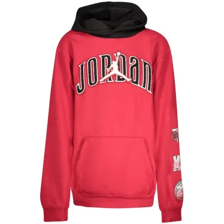 SWEAT-SHIRT ROUGE JORDAN À FERMETURE ÉCLAIR POUR ENFANTS - NIKE