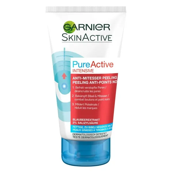 Gommage Garnier PURE ACTIVE INTENSE 150ML - Garnier Gommage Garnier PURE ACTIVE INTENSE 150ML - Garnier