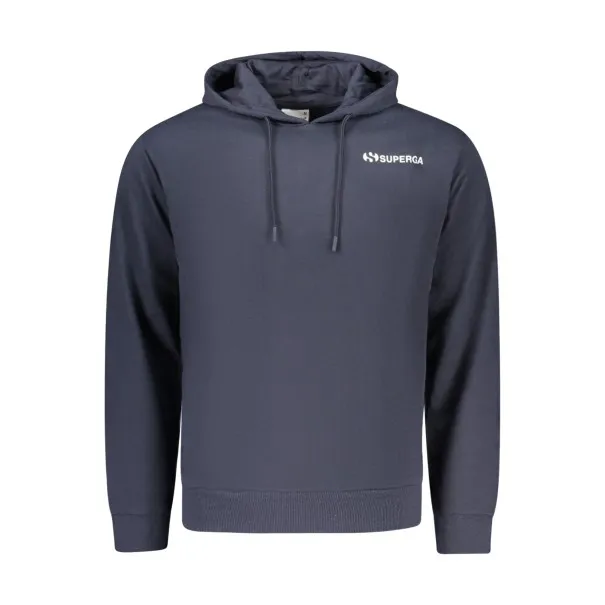 SWEAT-SHIRT BLEU À FERMETURE ÉCLAIR SUPERGA POUR HOMME - SUPERGA