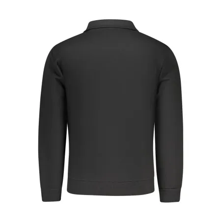 SWEAT-SHIRT NOIR À FERMETURE ÉCLAIR SUPERGA POUR HOMME - SUPERGA