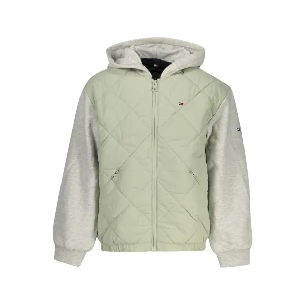 VESTE VERTE POUR ENFANTS TOMMY HILFIGER - TOMMY HILFIGER