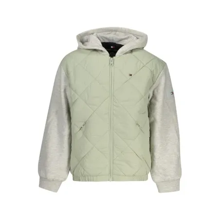 VESTE VERTE POUR ENFANTS TOMMY HILFIGER - TOMMY HILFIGER