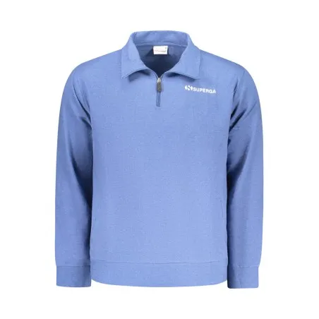 Sweat-shirt zippé Superga pour homme, bleu - SUPERGA