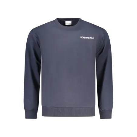 SWEAT-SHIRT BLEU À FERMETURE ÉCLAIR SUPERGA POUR HOMME - SUPERGA