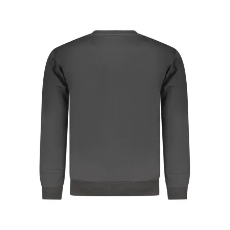 SWEAT-SHIRT NOIR À FERMETURE ÉCLAIR SUPERGA POUR HOMME - SUPERGA