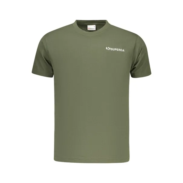 T-shirt vert à manches courtes Superga pour homme - SUPERGA