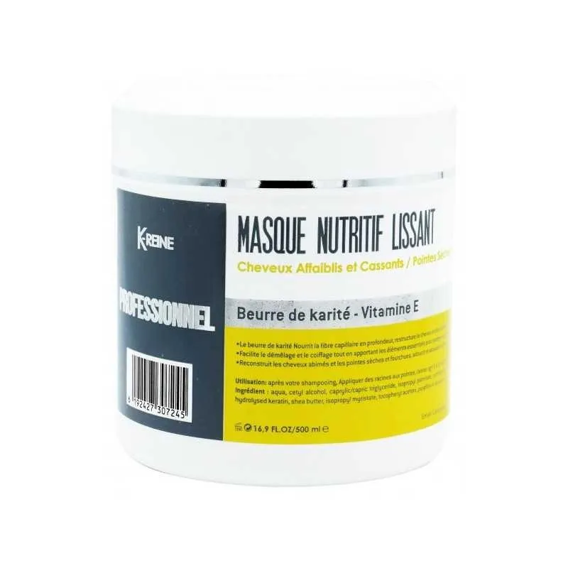 Masque Cheveux K- REINE NUTRITIF LISSANT - 500 ML