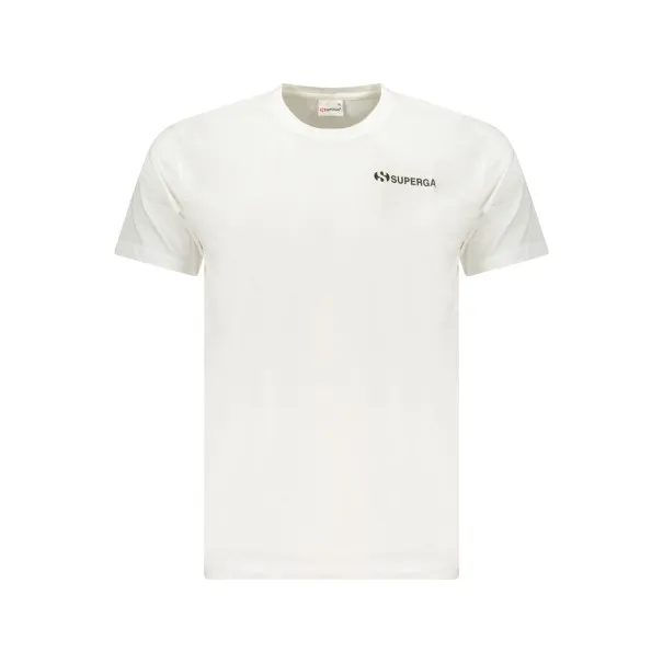 T-shirt blanc à manches courtes Superga pour homme - SUPERGA