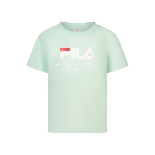 T-shirt à manches courtes FILA pour filles, vert - FILA