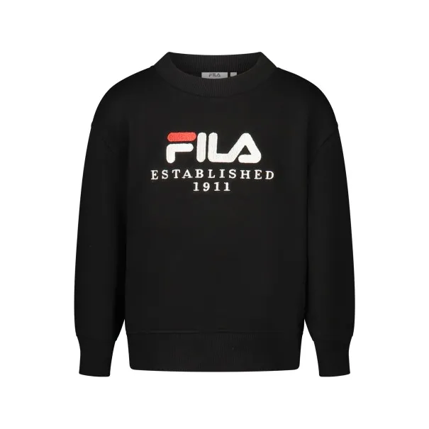 SWEAT-SHIRT FERMÉ NOIR FILA POUR ENFANTS - FILA