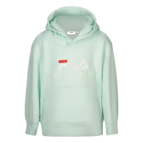 SWEAT-SHIRT VERT À FERMETURE ÉCLAIR FILA POUR ENFANTS - FILA