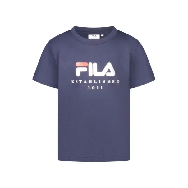 T-shirt à manches courtes FILA pour filles, bleu - FILA