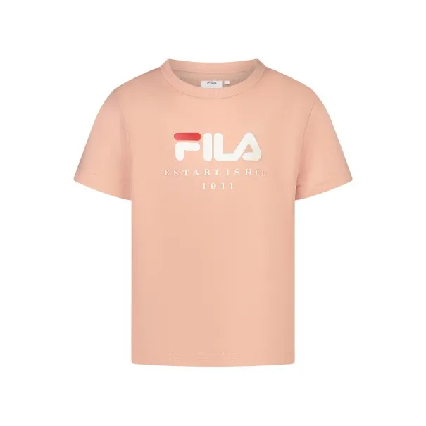 T-shirt à manches courtes FILA pour filles, rose - FILA