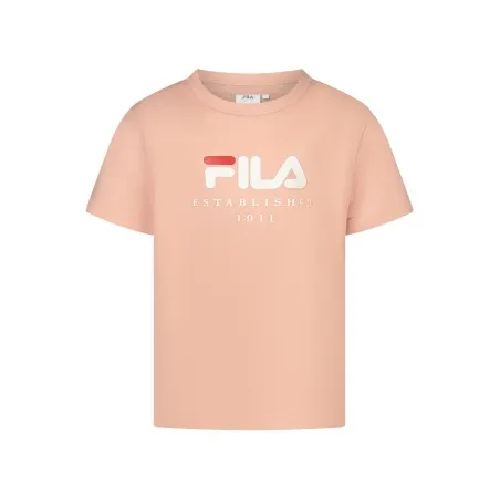 T-shirt à manches courtes FILA pour filles, rose - FILA