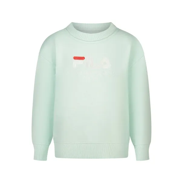SWEAT-SHIRT VERT À FERMETURE ÉCLAIR FILA POUR FILLE - FILA
