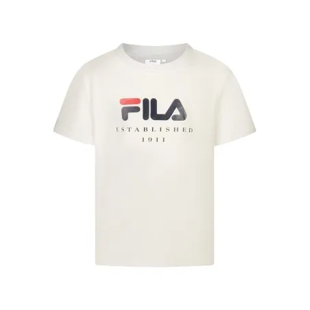 T-shirt à manches courtes FILA pour filles, blanc - FILA
