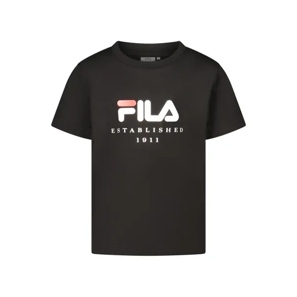T-shirt à manches courtes FILA pour filles, noir - FILA