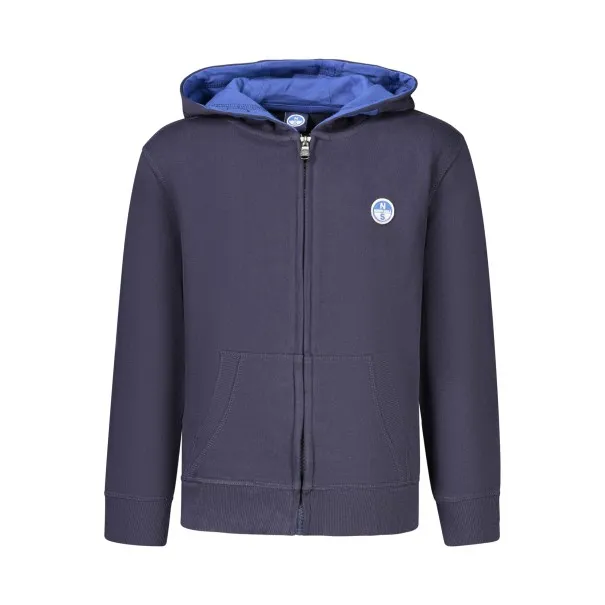 SWEAT-SHIRT BLEU À FERMETURE ÉCLAIR POUR ENFANTS NORTH SAILS - NORTH SAILS