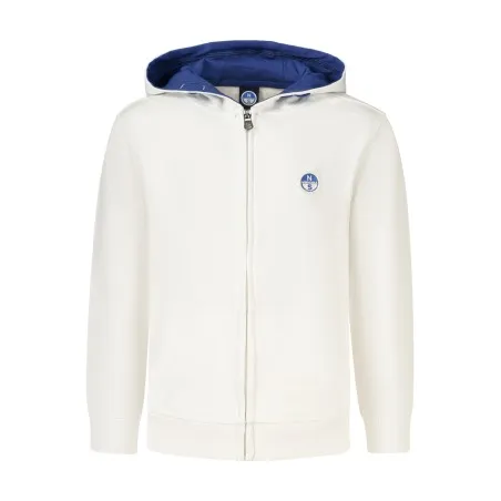 SWEAT-SHIRT BLANC À FERMETURE ÉCLAIR POUR ENFANTS NORTH SAILS - NORTH SAILS