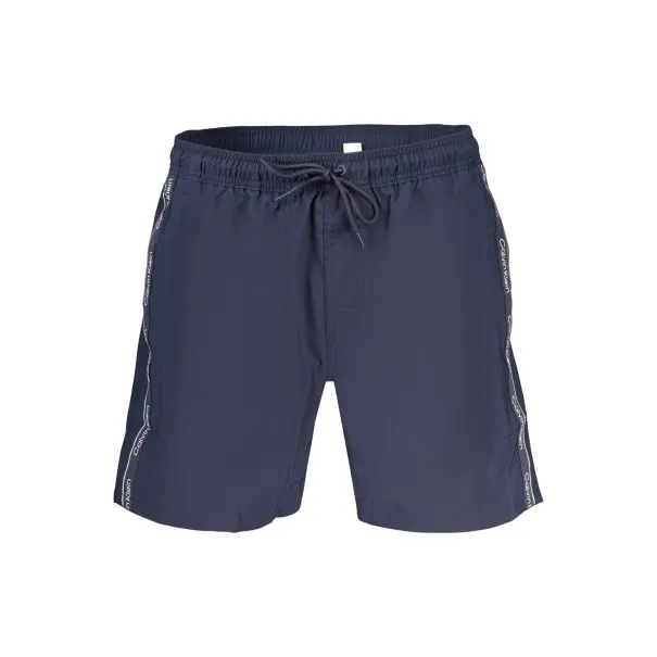 Maillot de bain homme Calvin Klein à fond bleu - CALVIN KLEIN
