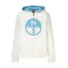 SWEAT-SHIRT BLANC À FERMETURE ÉCLAIR POUR ENFANTS NORTH SAILS - NORTH SAILS